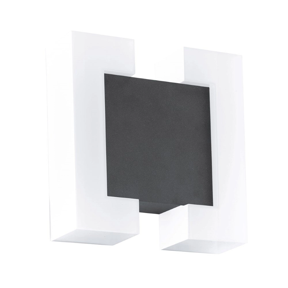 LED Lampe d'extérieur Sitia 18 cm noir avec blanc
