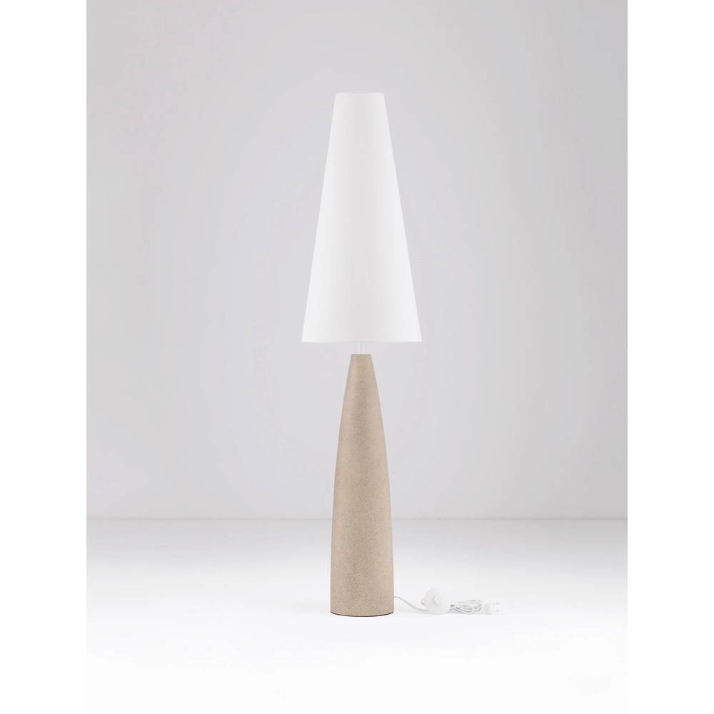 Lampadaire Mizu crème avec capuche blanche Lyora 5212017468918