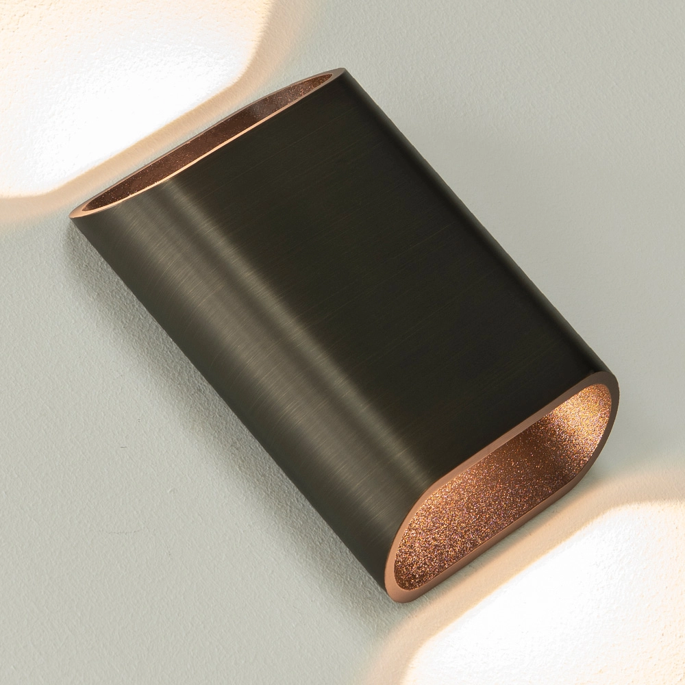 Lampe murale Diaz S Bronze foncé Artdelight 8720701104648
