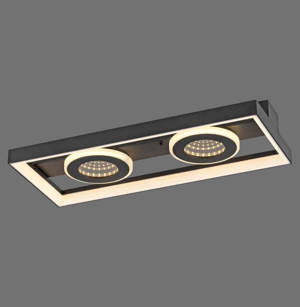 Plafonnier rectangulaire Traforo double Paul Neuhaus 4012248384893