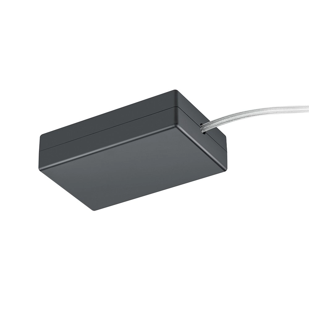 Courant 2 phases Duoline pour éclairage sur rail noir