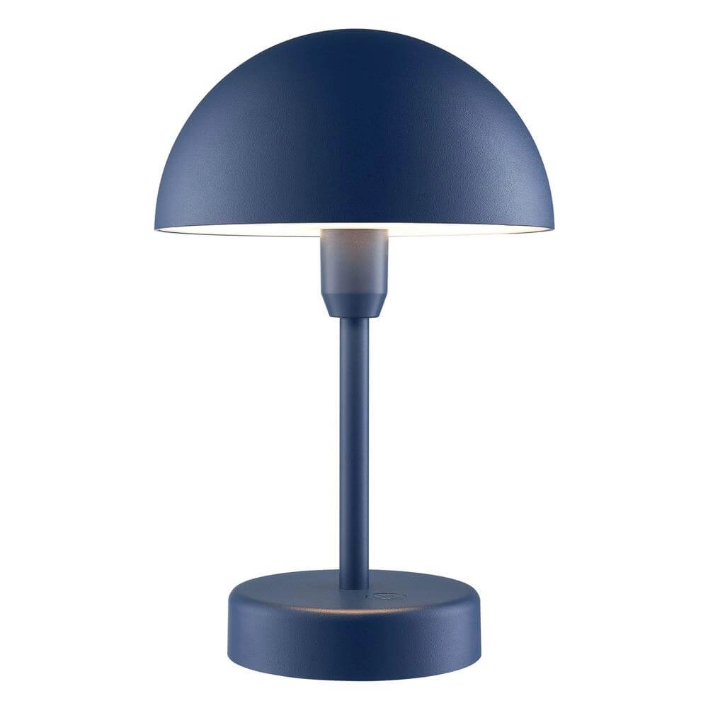Lampe de table rechargeable Ellen bleu Lampe de table rechargeable Ellen bleu