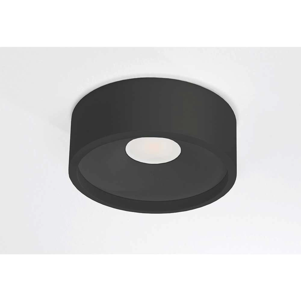 Plafonnier noir Orlando Ø 14 cm