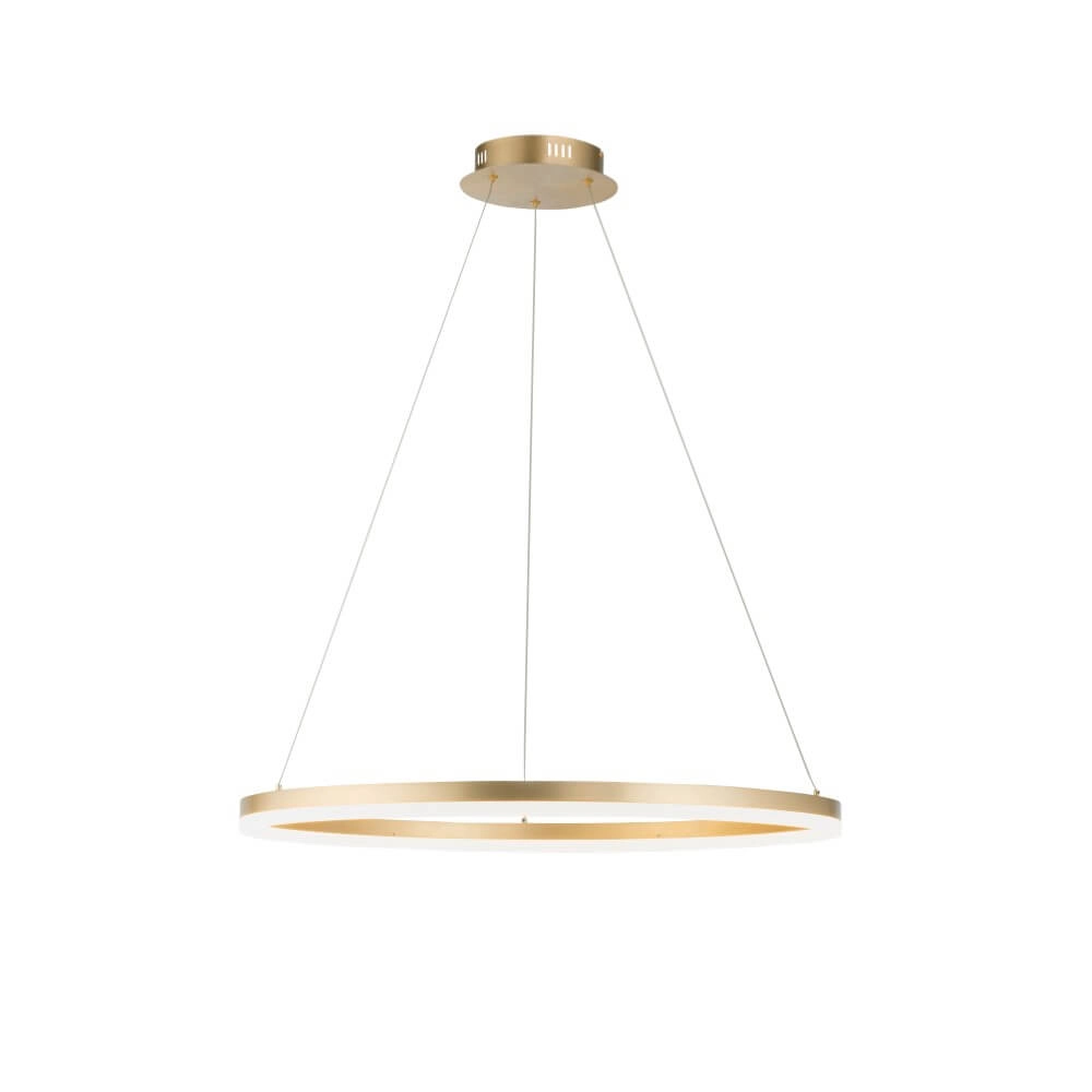 Lampe suspendue moderne Titus Ø 80cm laiton antique Paul Neuhaus 4012248362877