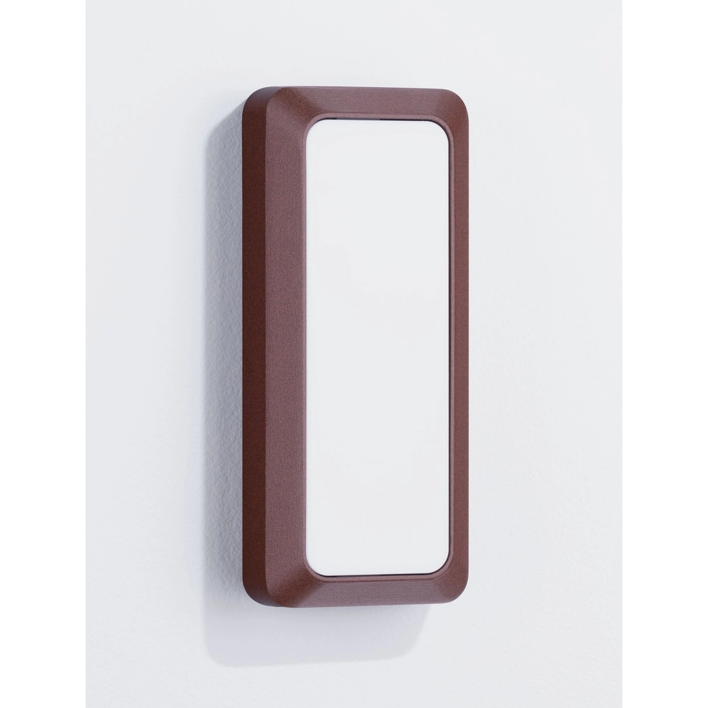 Applique murale Appia rectangle brun rouille Lyora 5212017449610