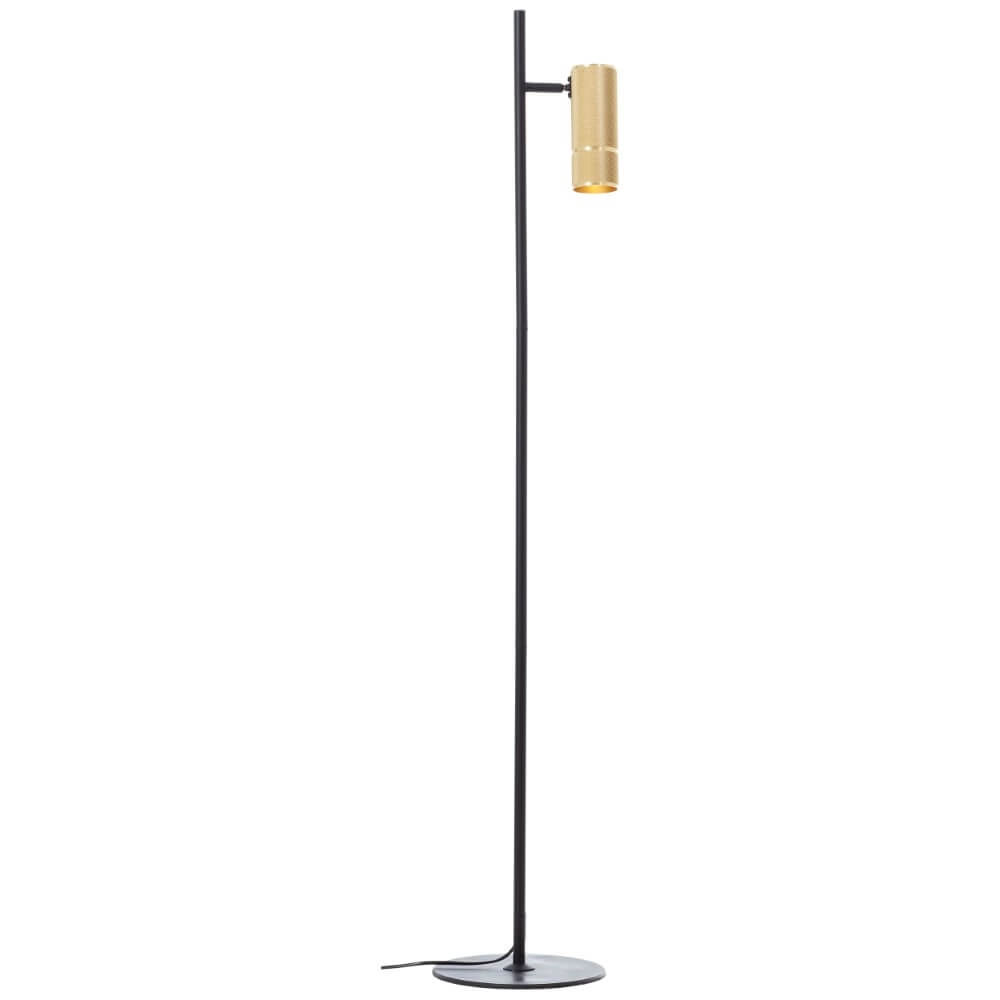 Lampadaire Marty noir avec de l'or Brilliant 4004353438356