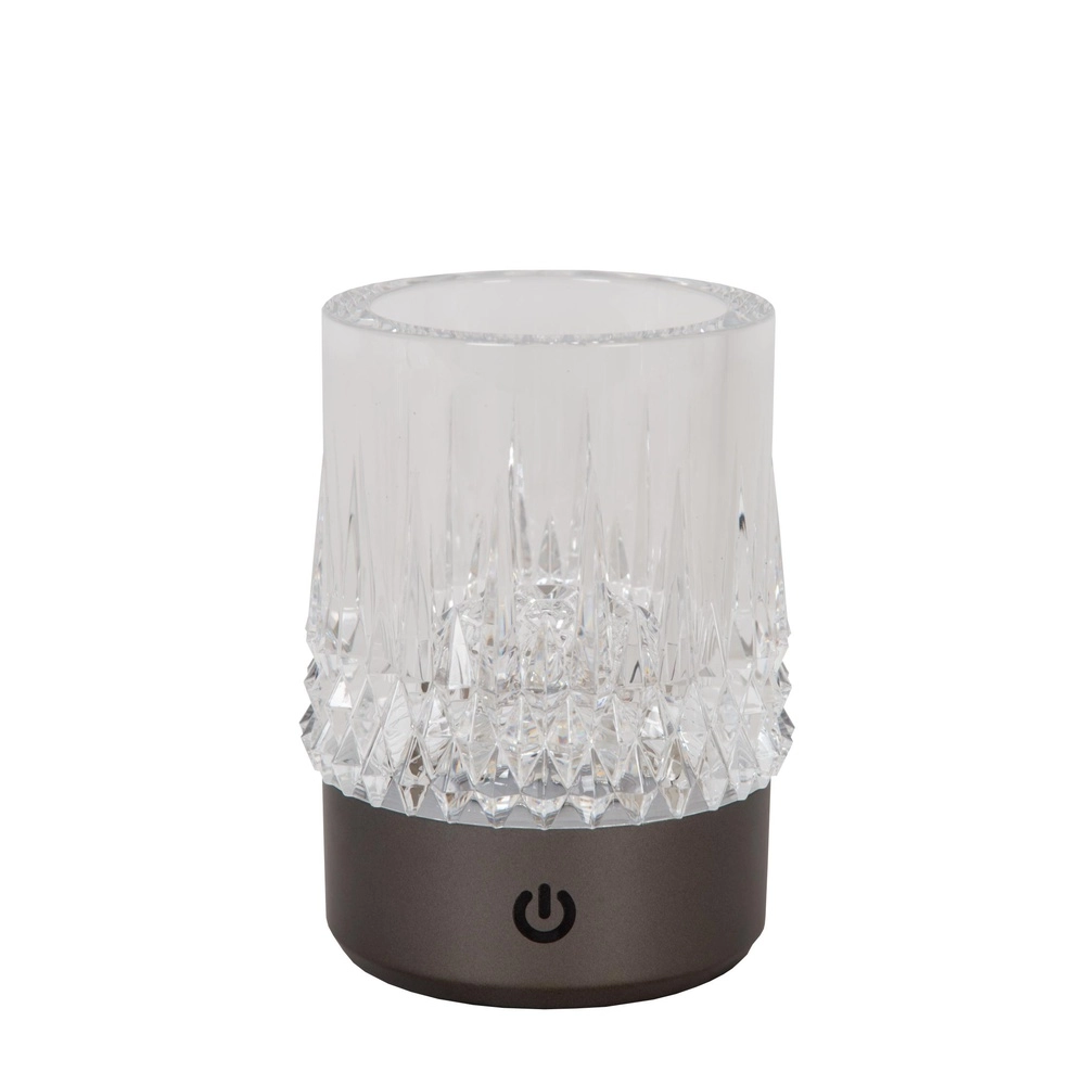 Lampes de table rechargeables Lily Jeu de 3 chromes
