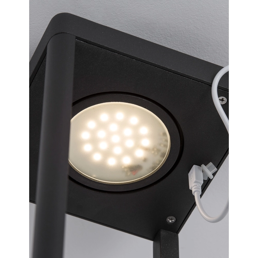 Lampe de table élégante Figi anthracite 35cm Lyora 5212017428677
