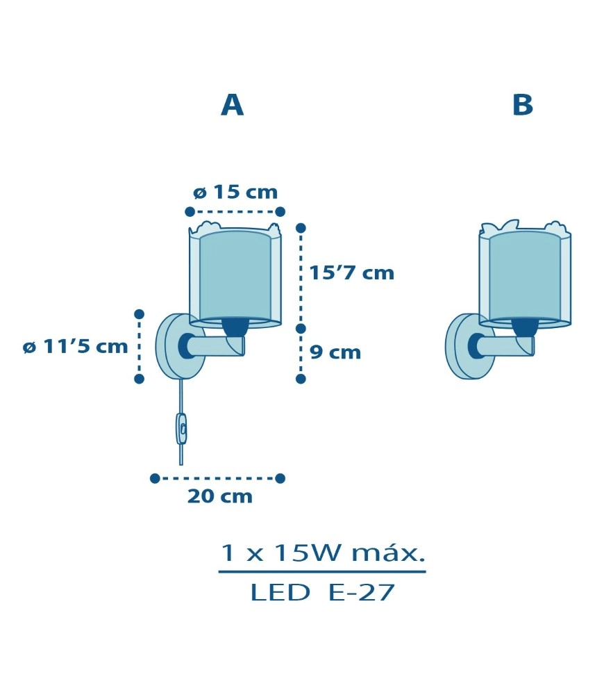 Applique chambre d'enfant Little Jungle Dalber 8420406761190