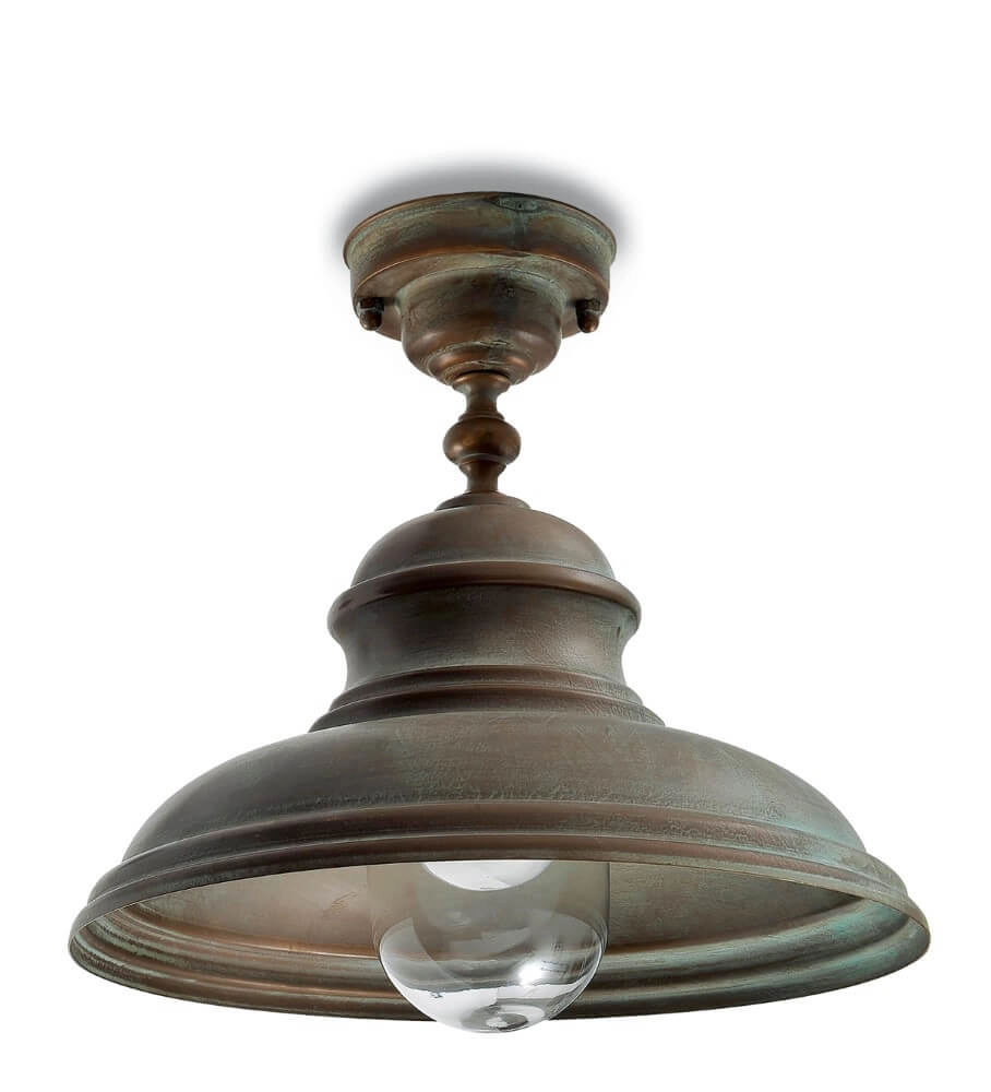 Lampe suspendue rurale Mill S - laiton vieilli