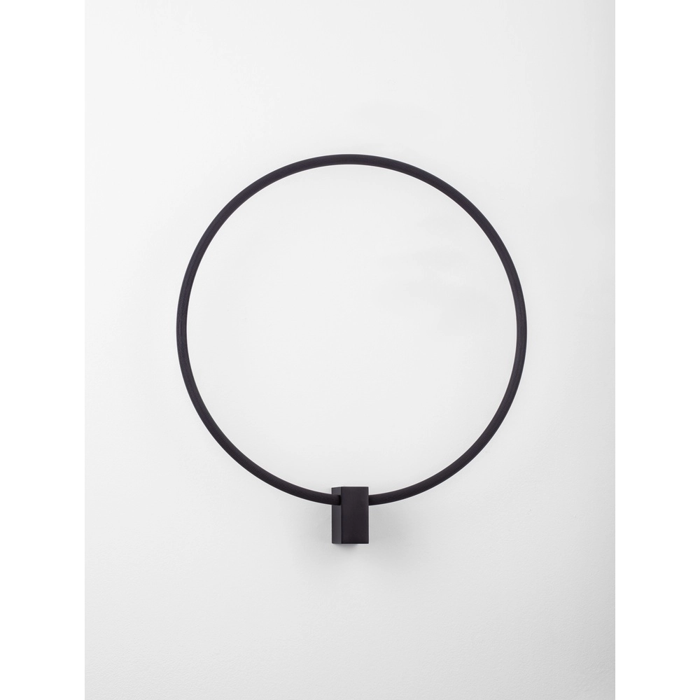 Applique murale ronde Cercio noir Lyora 5212017473677