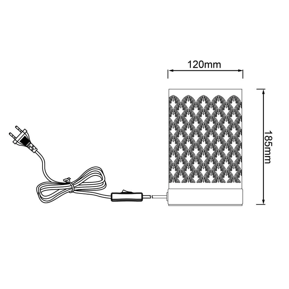 Lampe de table Neolia noir avec de l'or Brilliant 4004353375910