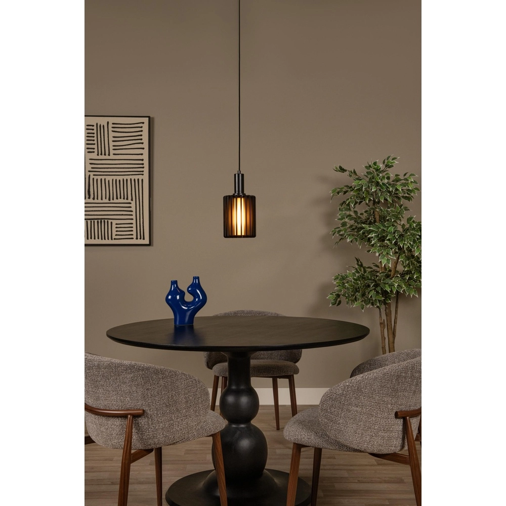Lampe suspendue Lambres Ø 15 cm de noir Lucide 5411212452887