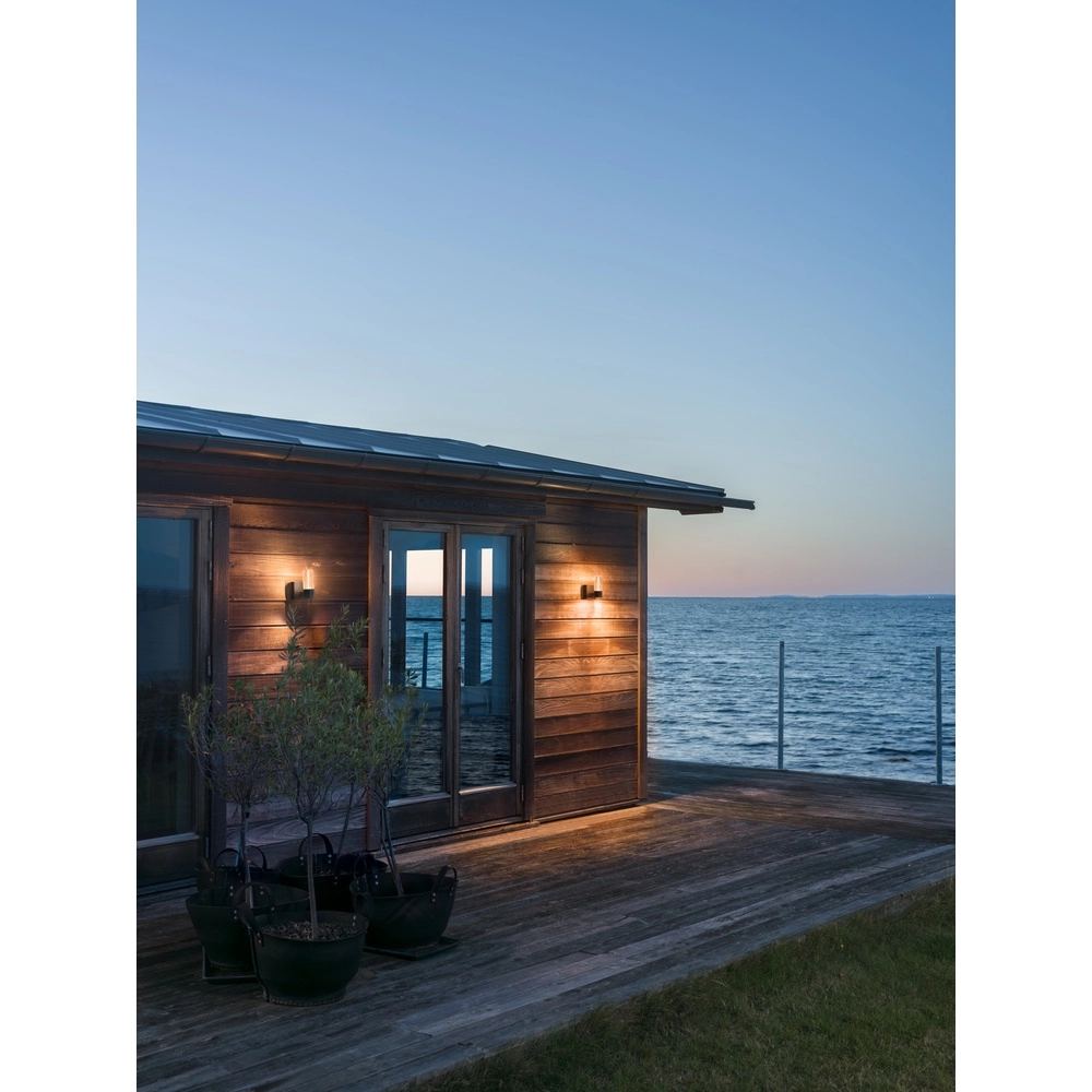 Lampe murale élégante Edison noir avec un effet unique 17 cm KonstSmide 7318300030430