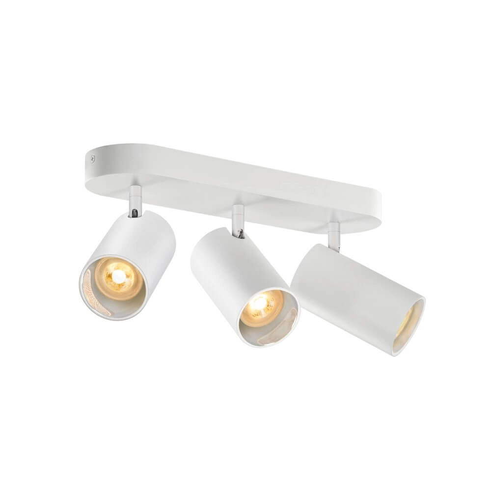 Spot en saillie 3 lumières Asto Tube blanc - 3x GU10 Spot en saillie 3 lumières Asto Tube blanc - 3x GU10
