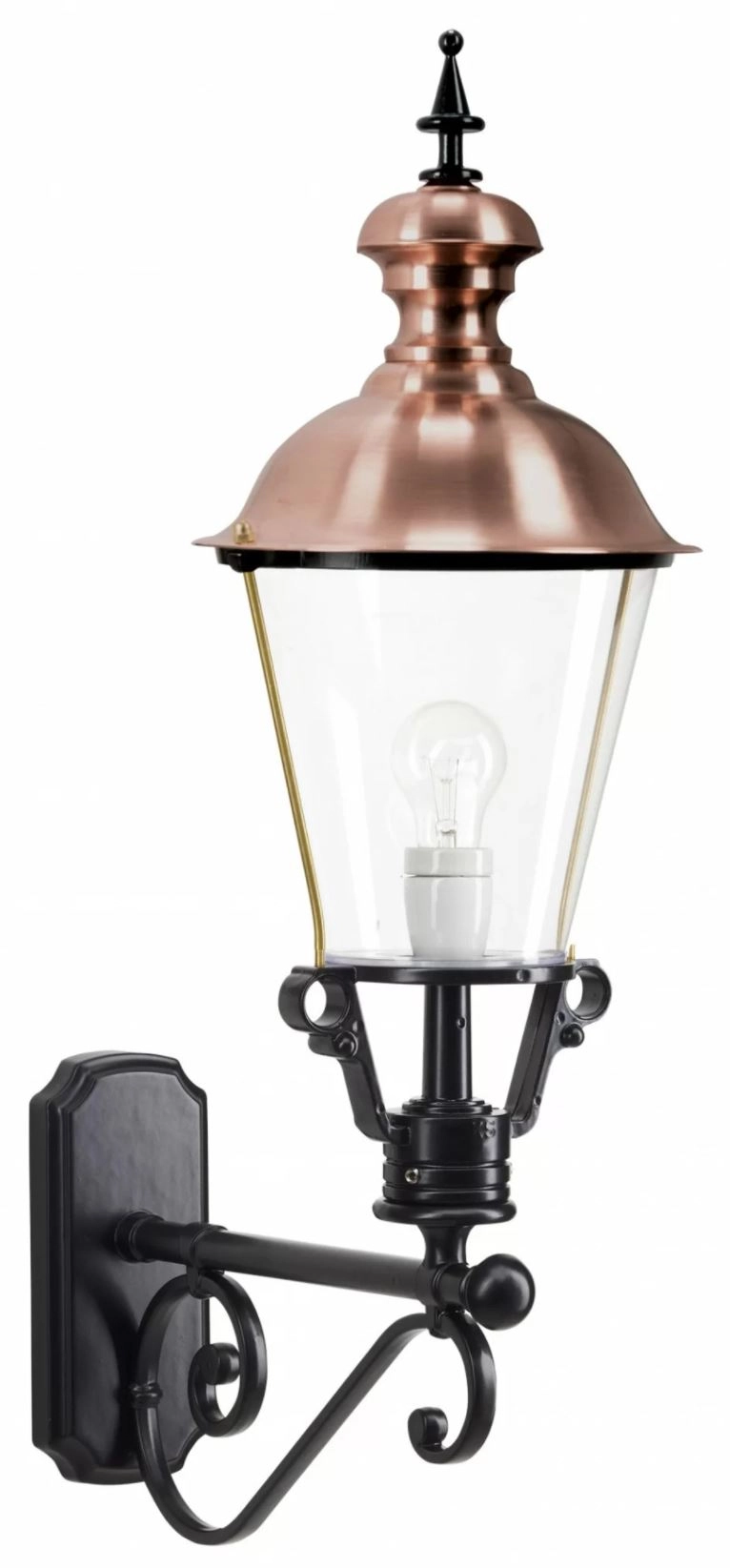 Lampe d'extérieur nostalgique Notaris L noir KS 8714732127745