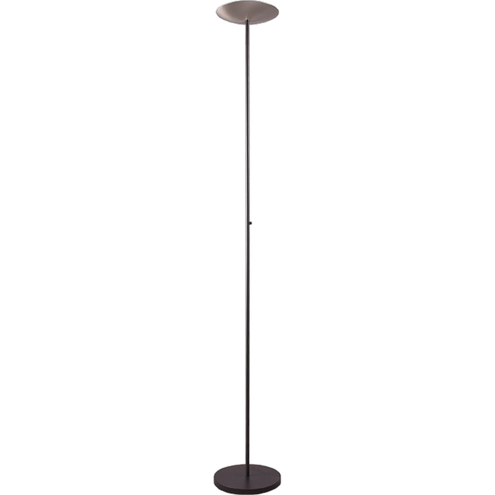 Lampadaire de conception Scala noir avec nickel Ø 25cm