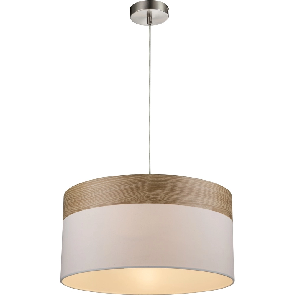 Lampe suspendue Chipsy avec un aspect bois Ø 40cm