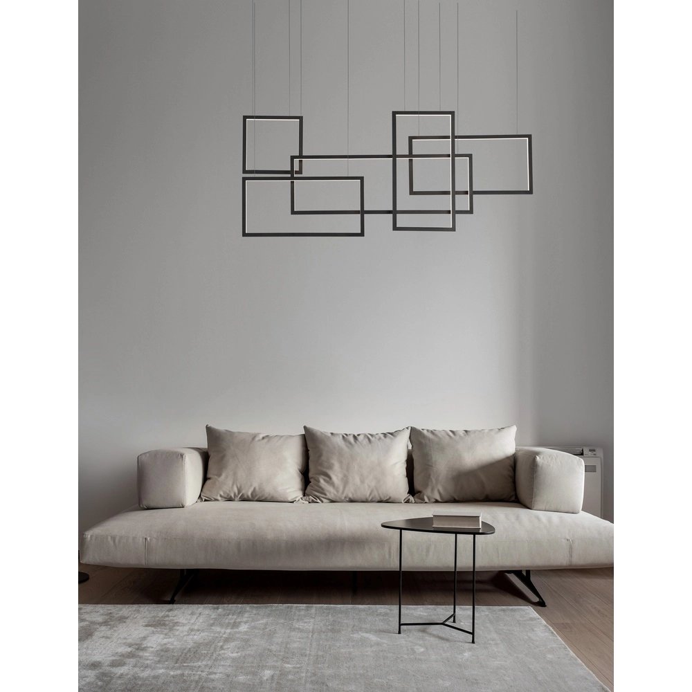 Suspension Cornice Design noir