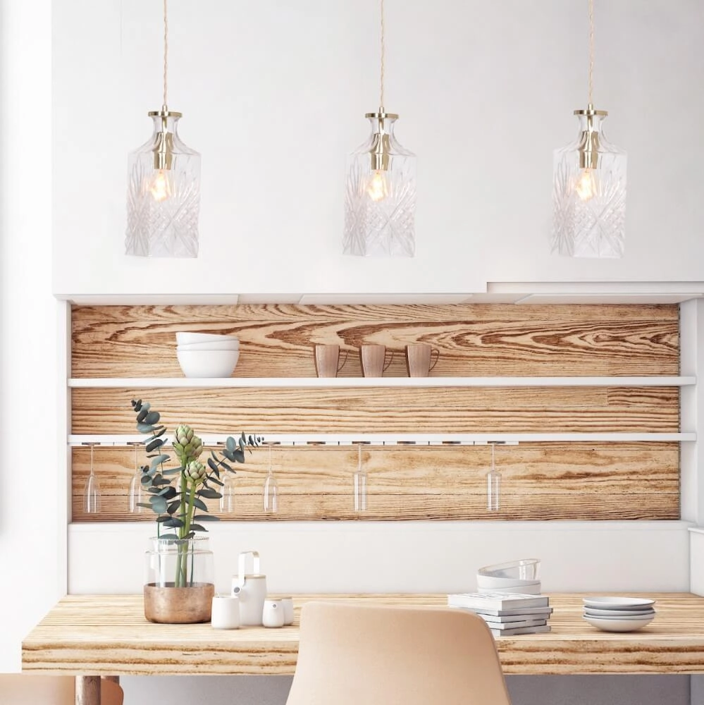 Lampe suspendue classique Grazioglass Ø 10 cm Steinhauer 8712746166347