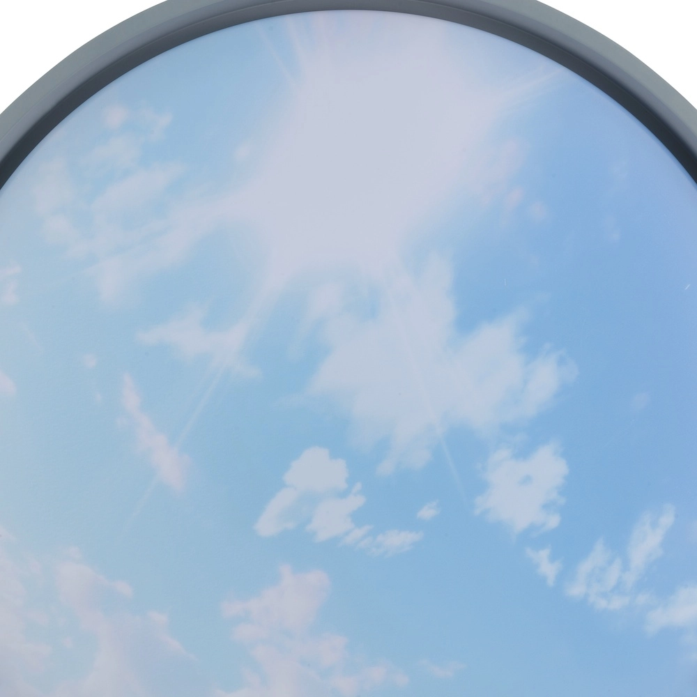 Éclairage de plafond Sky-Dream blanc avec gris Ø 48,5cm Brilliant 4004353473999