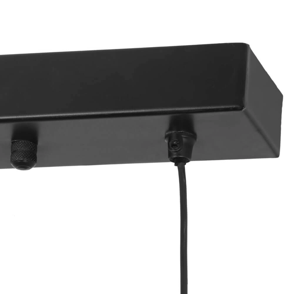 Lampe suspendue pour salle à manger Smilla avec capuchons en corde Trio 4017807617689