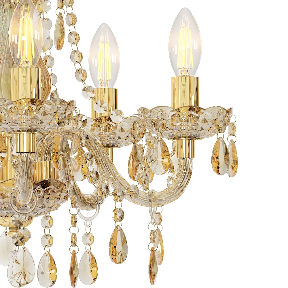 Chandelier Marie Ø 48 cm d’or Globo 4048194072768