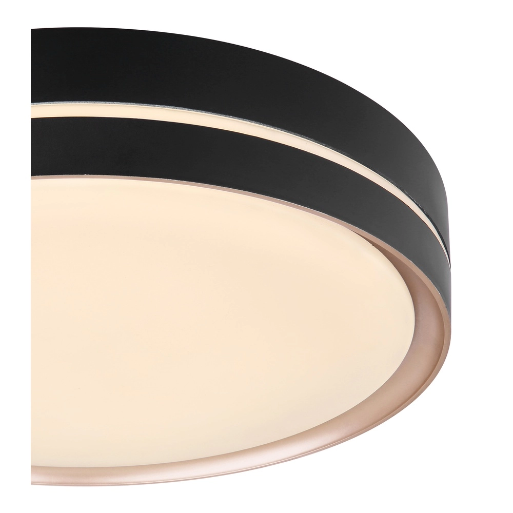 Lampe de plafond à design Manni noir Ø 38,5cm Globo 9007371422159