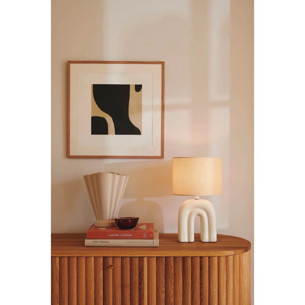 Lampe de table tendance Haze brun sable Nordlux 5704924018770