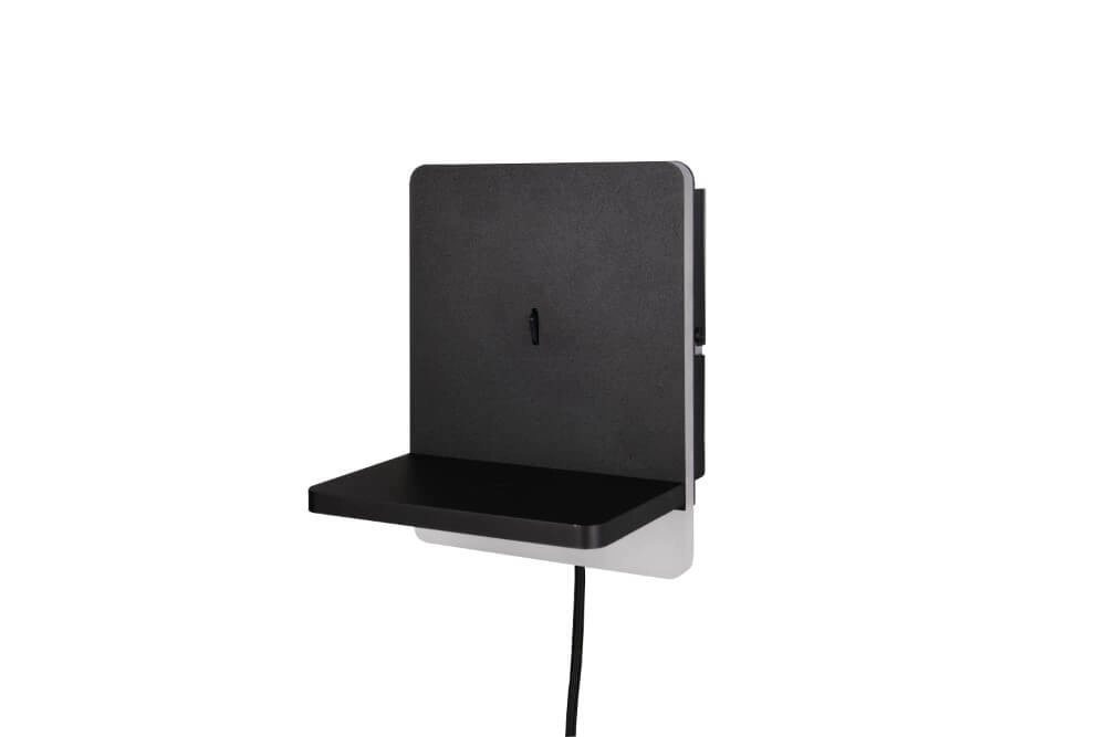 Applique LED pour chambre à coucher Fairfield noir Trio 4017807614787