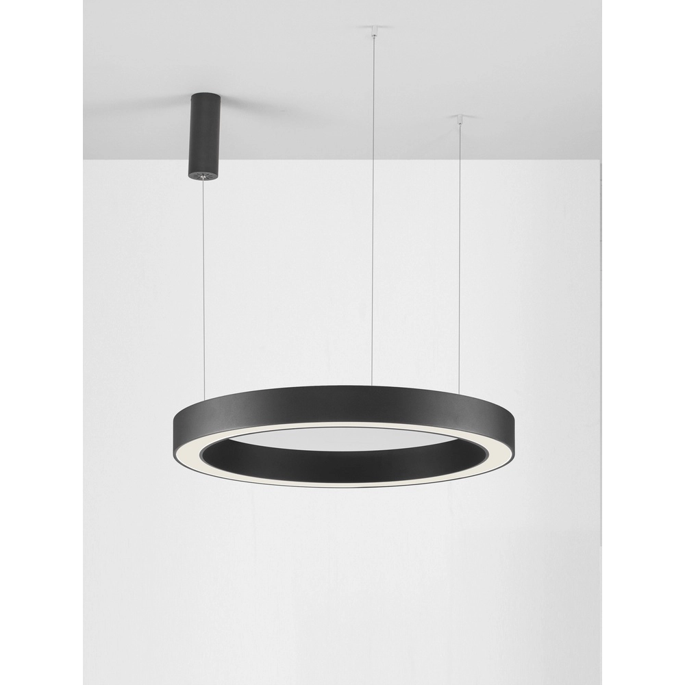 Suspension Morbido noir Ø 80cm Suspension Morbido noir Ø 80cm