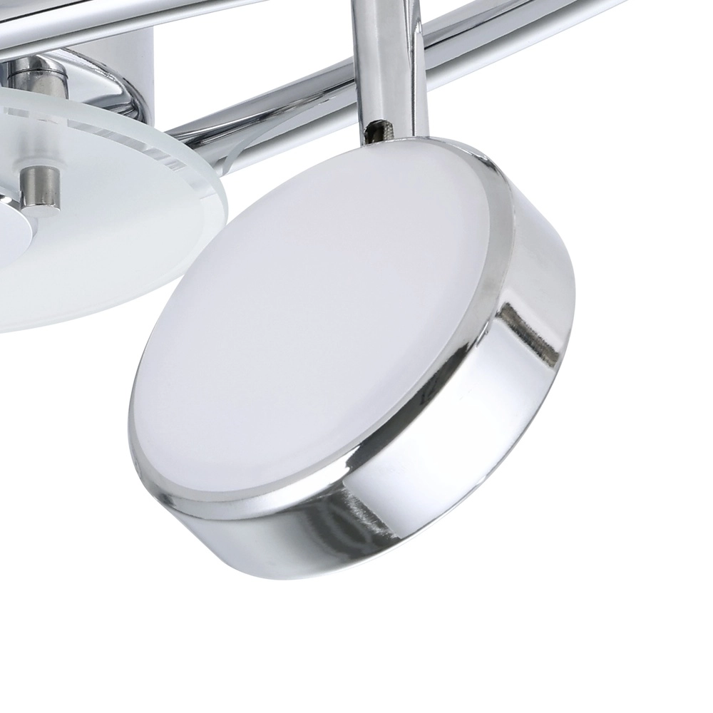 Lampe de plafond à 4 lumières Salto Chrome Eglo 9002759328290