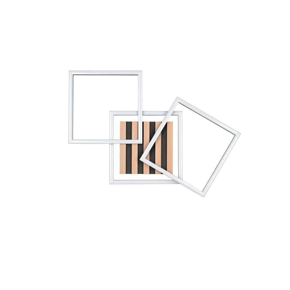 Lampe de plafond moderne Zaro Noir 74,5cm Trio 4017807682212