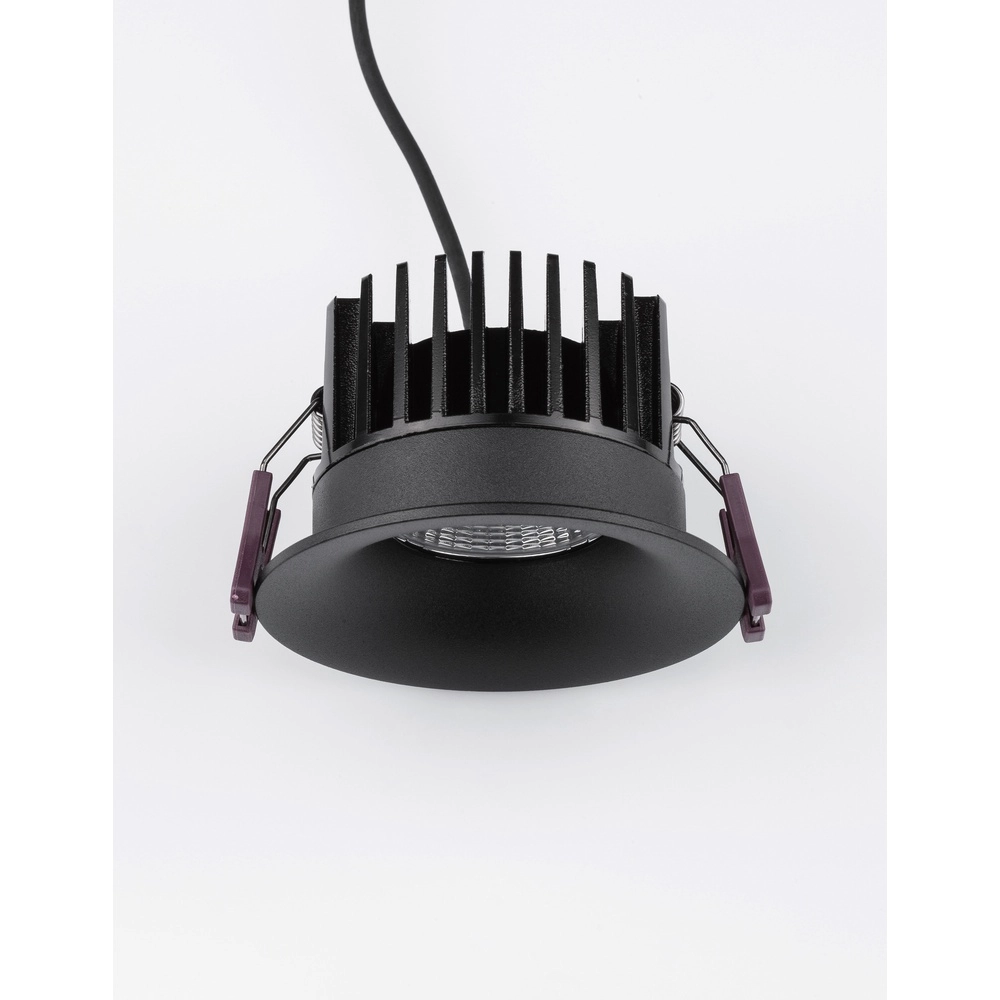 Spot encastré noir Blade Ø 8,5 cm Lyora 5212017418593