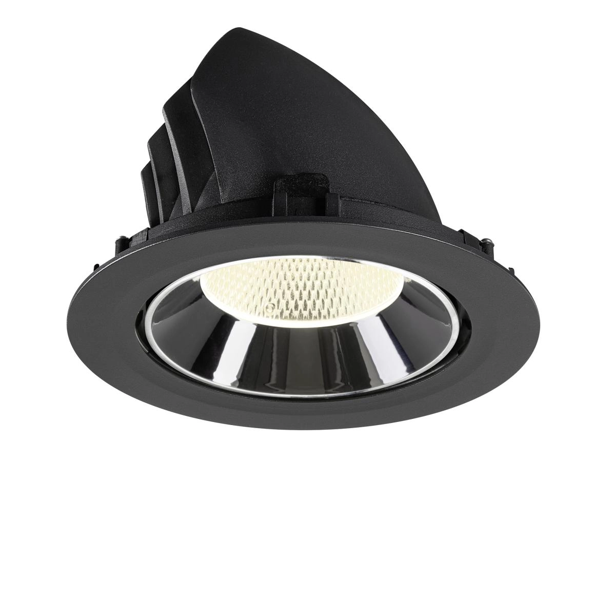 Spot encastré Numinos Gimble XL noir/chrome 4000K - 20 deg SLV 4024163308526