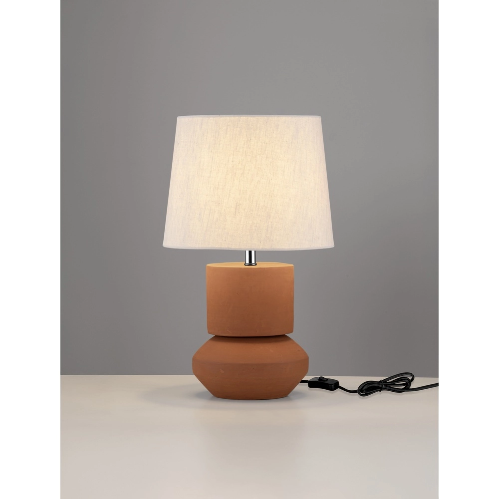 Lampe de table Izumi terre cuite