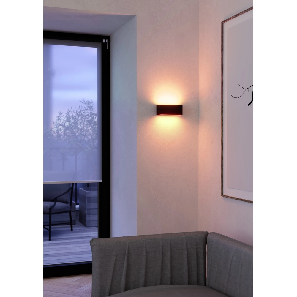 Lampe murale intelligente Sania-Z Noir - LED - 20cm Eglo 9008606361670