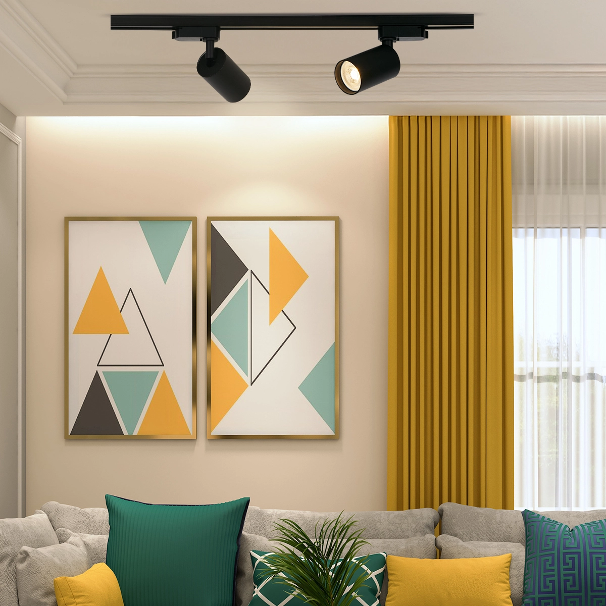 Spot ferroviaire TraQ Orion Noir Lyora 5053423317045