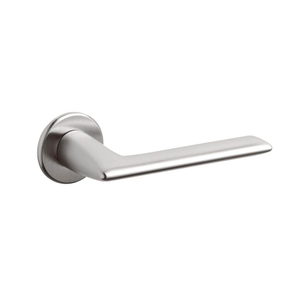 Poignée de porte design Tecno acier inoxydable mat