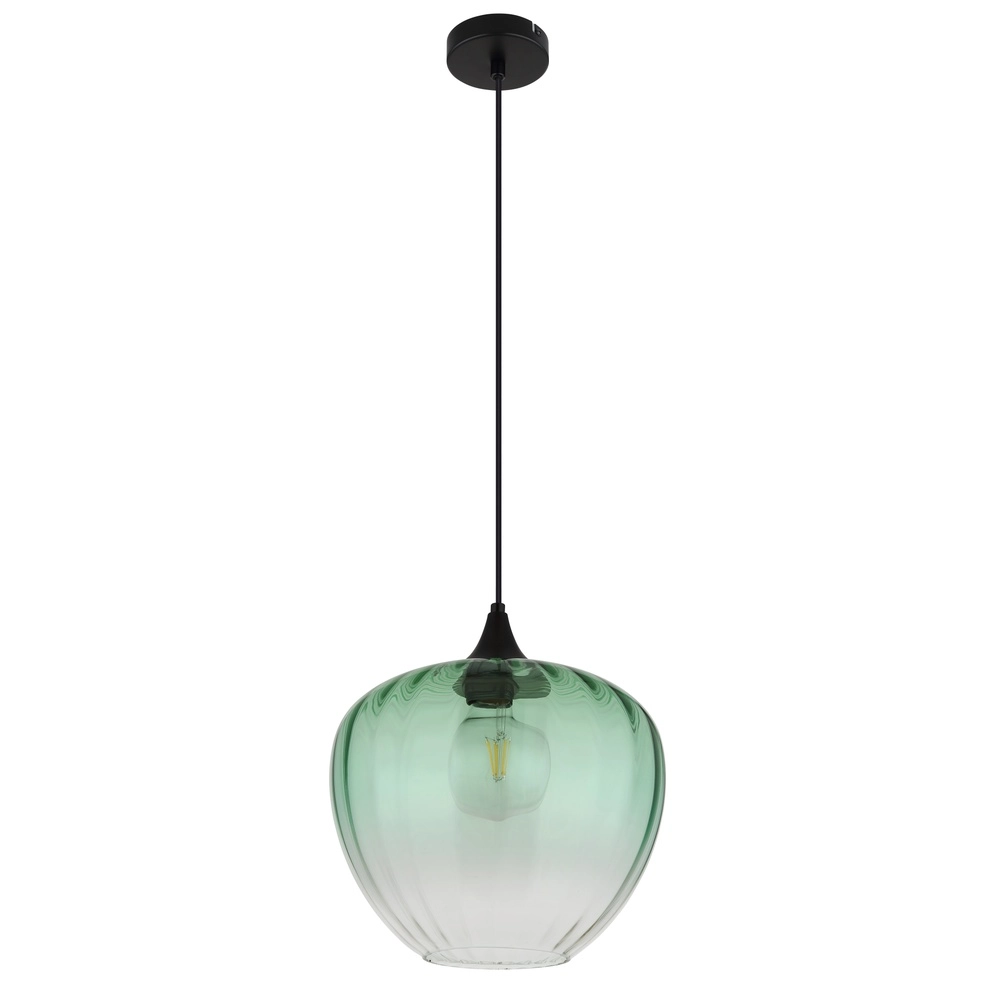 Lampe suspendue Sander Verre vert Globo 9007371509126