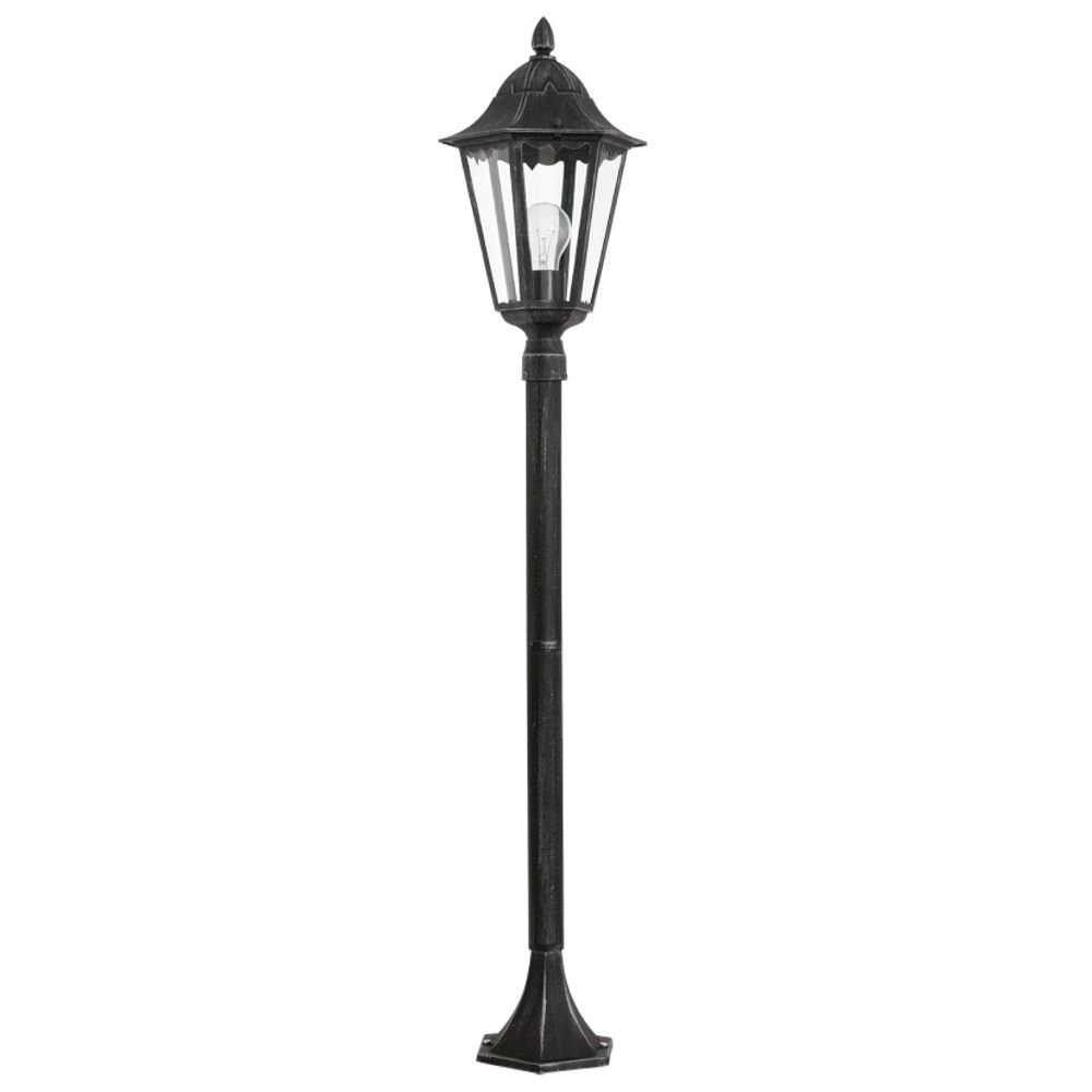 Lampadaire Jardin Navedo Noir argent