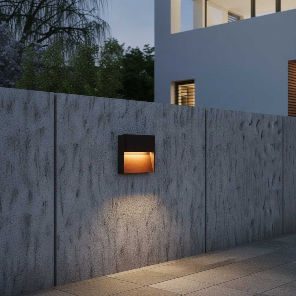 Lampe murale de conception Noray noir avec bois - 3000K
