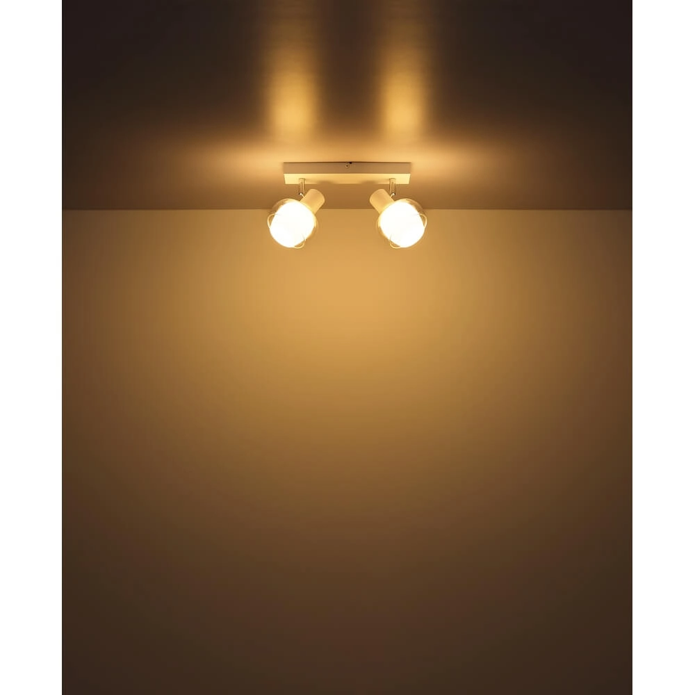 Plafonnier blanc Tokki 2 lumières Globo 9007371446049