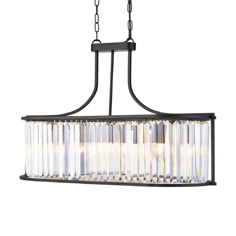 Lustre classique noir Victoria
