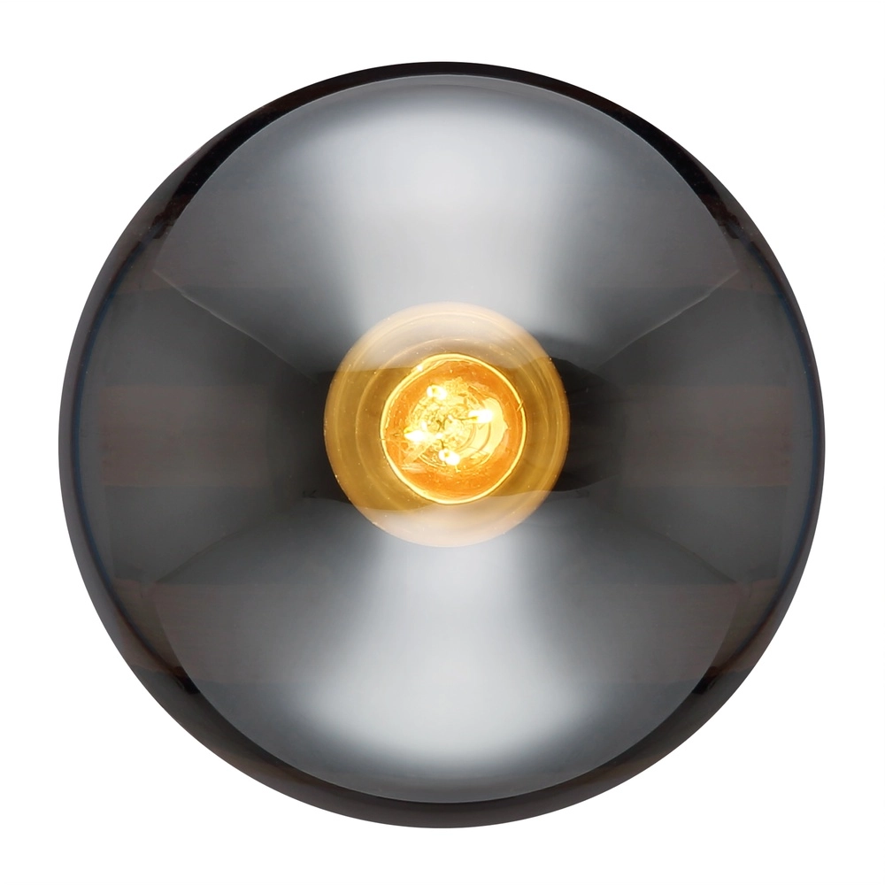 Lampe de plafond Parsons noir avec bois Globo 9007371576098