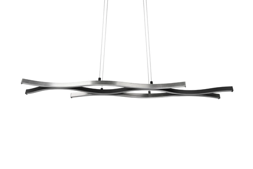 Lampe suspendue Blaze noir avec du métal Trio 4017807540161