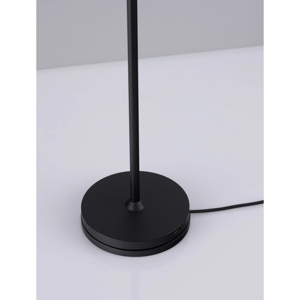 Lampe de table rechargeable Seina noir Lyora 5212017444455