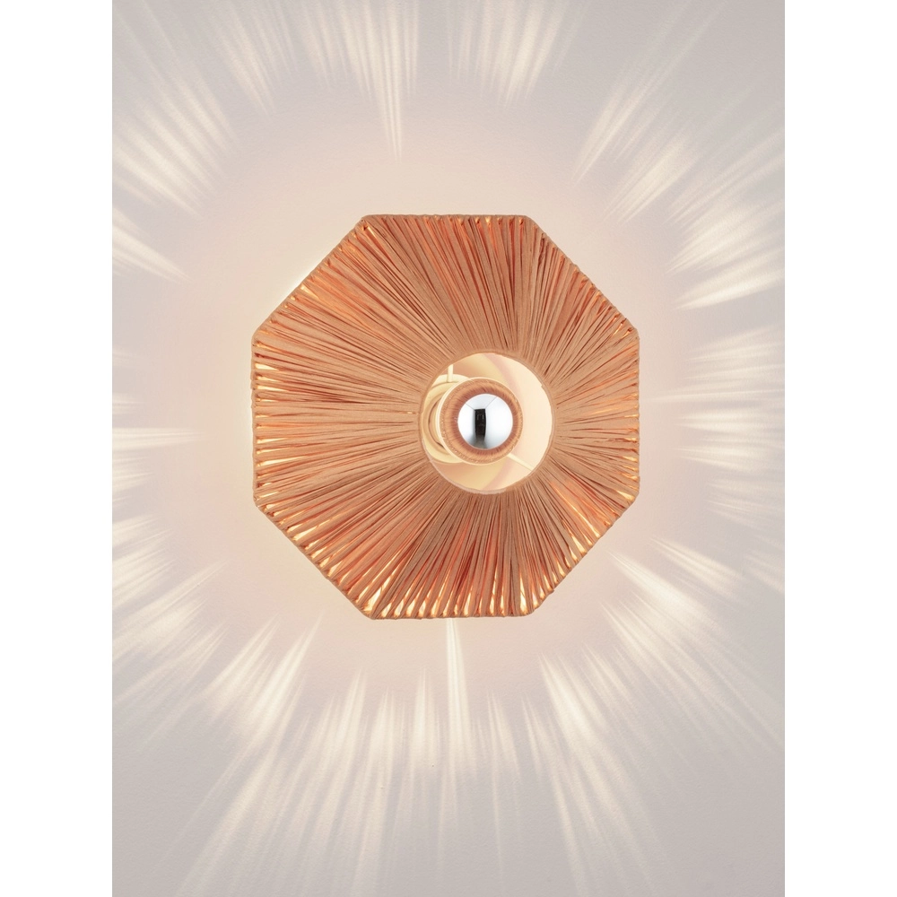 Lampe murale Elvio terre cuite Ø 30cm Lyora 5212017493873