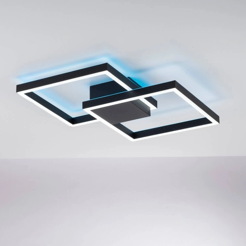 Plafonnier design Q-Marko carré Paul Neuhaus 4012248366622