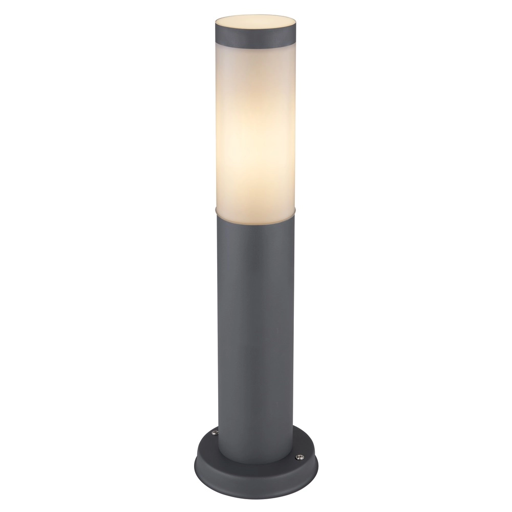 Lampe de jardin Boston anthracite avec du blanc